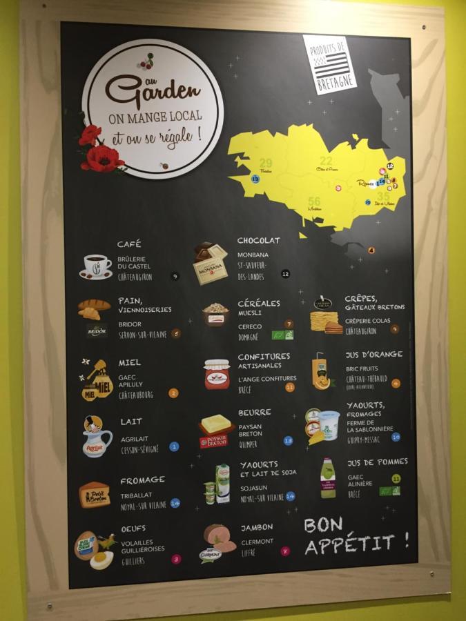 Garden Apparts Rennes Centre Gare מראה חיצוני תמונה